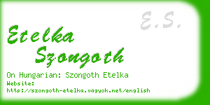 etelka szongoth business card